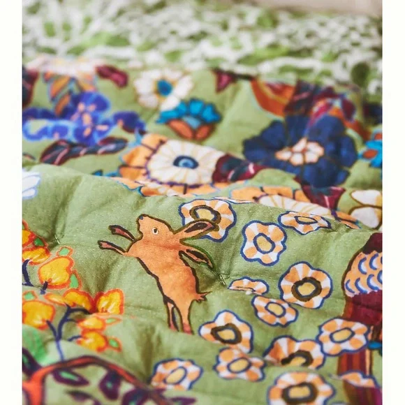 Anthropologie Averill Organic Cotton Quilt King size - Picture 8 of 11